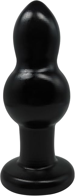 Big Anal Butt Plug with 2 Anal Beads Large Anal Plug Sex Toys with Strong Suction Cup Anal Expander Training Anal Dildo Buttplug for Women Men Couple Soft Dildos Anal Trainer Anal Toy (XL)