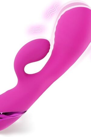 Inflatable Vibrator Adult Toys with 10 Vibrating Frequencies & 3 Inflation Modes, G Spot & Anal Clitoral Stimulation Inflatable Dildo, Female Adult Toy for Couples & Women