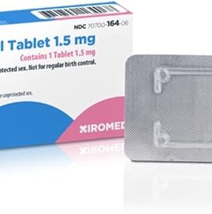 Emergency Contraceptive Pill for Women - 15 mg Levonorgestrel Tablet - Reduces Chance of Pregnancy After Unprotected Sex - Compare to Plan B One-Step - Take Next Morning