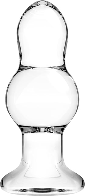 LEEWEDENG Glass Anal Beads, 55 inch Butt Plug Trainer Prostate Sex Toys for Beginners Advanced