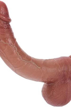 115? Realistic Long Dildo Sex Toys, Lifelike Curved Big Dildo for G Spot and Anal Play, XL Suction Cup Dildos for Hands-Free, Silicone Soft Dildos, Adult Toys for Women Men & Gay Cobulipo