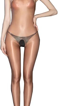 Women'S Bodystocking Sheer Full Body Stocking Body Stockings For Women Sexy Neck-Hanging Bodystocking