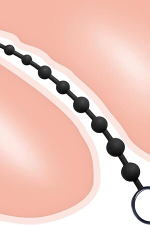10 Balls Anal Beads Butt Plug, Soft Adult Sex Toys, Anal Sex Toy Waterproof Plug for Adult Sex Games, Men, Women and Couples