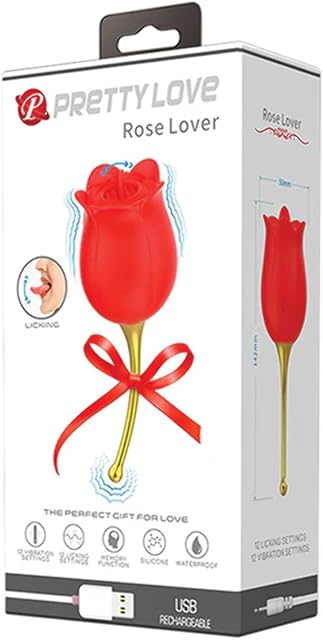 Licking Rose Lover Dual Ended - Rose