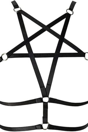 Women Harness Elastic Cupless Cage Bra Sexy Lingerie for Women Adjustable Hollow Out Crop Top Exotic Strap Bra