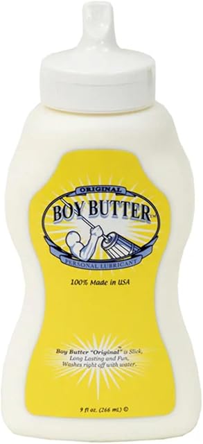 Boy butter churn style squeeze bottle - 9 oz