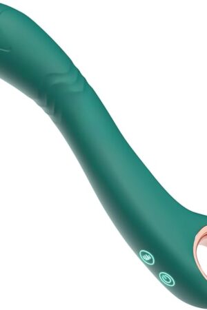 Adult Sex Toys G Spot Vibrator for Women, Clitoral Simulator, Dildo Vibrators with 5 Wiggling & 10 Vibrators Anal Plug Anal Toy for Couple, Green Sex Toys for Women
