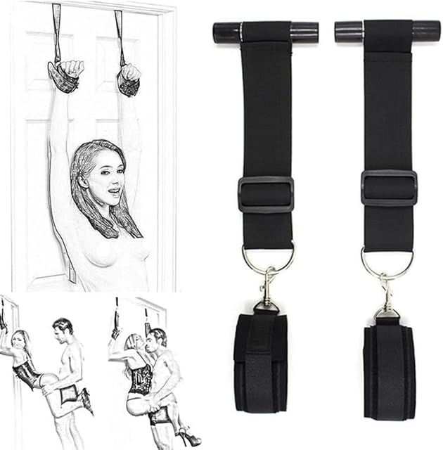 Door Hanging Sex Swing BDSM Slave Erotic Bondage Handcuff Restraint Rope Sex Swings Straps for Women Adult Couples Sex Toys