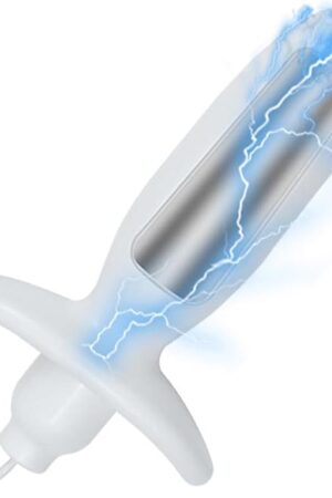 Electroshock Anal Dilator for Male and Female Prostate Massager with Electric Shock Effect Metal Butt Plug for Anal Vaginal Stimulation