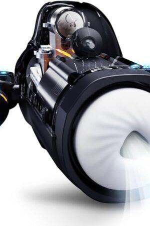 Leten Bermuda Dick Sucking Machine - Men's Automatic Blow Job Sex Toy Compact Male Masturbator with 10 Thrust & Suction Modes & Heat & Double Handle, Mens Adult Oral Stroker Electric Masturbators Cup