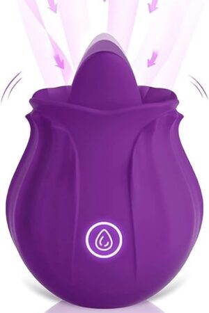 Generic 2024 Clitoralis Stimulator for Women Licking Sucking Toy for Woman Rose Shape Toys for Woman Pleasure Couples Gifts Adult Tools Purple B905