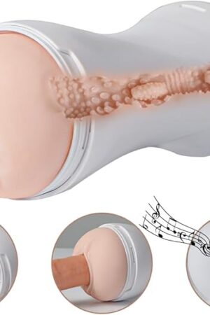 1.32 lb Male Masturbator Cup Girl's moans, 10 Vibration Modes, 360° Wrapped Mens Stroker Adult Sex Toy