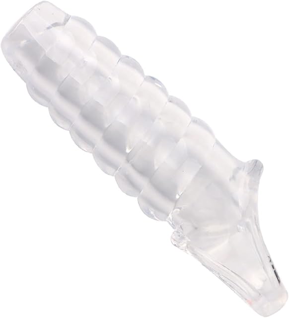 WOHUTAR dReusable Sleeves Girth for Men Extender Enlarger Extension Cook Enhancer Ball Stretch Sleeve Girth Best Gift-5627(Transparent/LW)