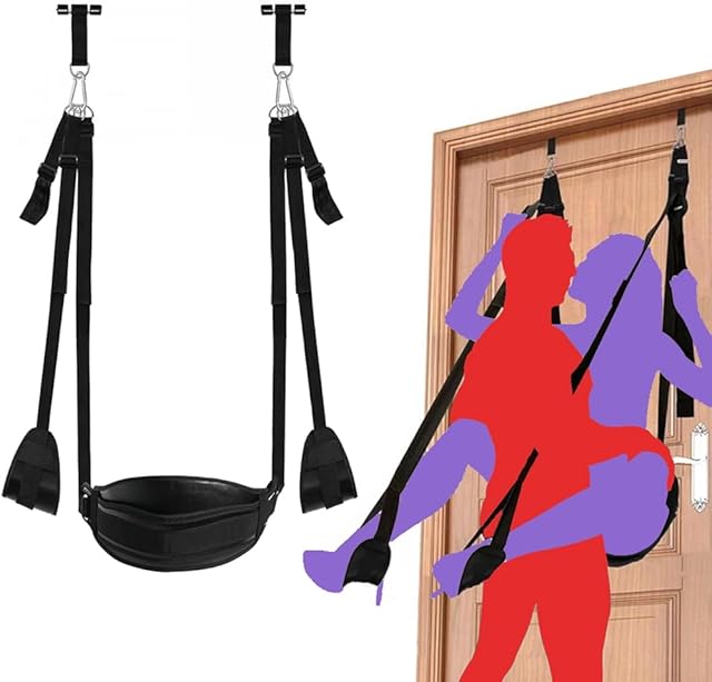 Frequent Flyer Door Swing, Sex Slingshot Swing for Couples Over The Door Sex Furniture for Bedroom Position Swing Sex Adults Over The Door Frame Swing 300 Pounds BDSM Toy Kinky Play Women Sweatshirt