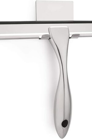 Hiware All-Purpose Shower Squeegee for Shower Doors, Bathroom, Window and Car Glass - Stainless Steel, 10 Inches