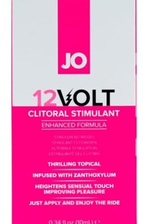 JO 12-Volt Clitoral Serum  Buzzing Clitoral Gel for Women, Tingling Stimulation & Arousal  10 mL