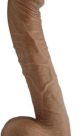 13" Realistic Dildo with Suction Cup Base - G-Spot, A-spot, & P-Spot - Hands-Free Ride - Mind-Blowing Orgasms - Extra-Long & Thick - Soft & Lifelike Material - Exaggerated Veins