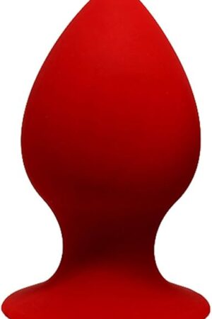 Forto Silicone F-98 Butt Plug for Men and Women - Erotic Anal Plug Dildo (Silicone - Red, Large)
