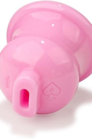 FREDORCH Male Chastity Cage Attachment for Men Chastity Device BDSM Sex Toys Long or Short 2 Sizes Choose (Short, Pink)