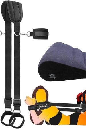 2024 Newly Portable Wedge Pillow, Adjustable Sex Furniture for Bedroom Sex Toys for Cuoples, Sex Swing Sweater Sex Frequent Flyer Couples Sex Toys Swing Posture Support Hoodies Yoga CKX-V0