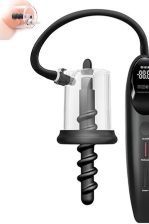 Electric Pump Anal Vacuum Pump, Automatic Pump Anal Plug Vaginal Pussy Dildo Pump Expander, Anal Beads Wand Pumps Enlarger, Prostate Massager Stimulator Masturbator Adult Sex Toys (Small)