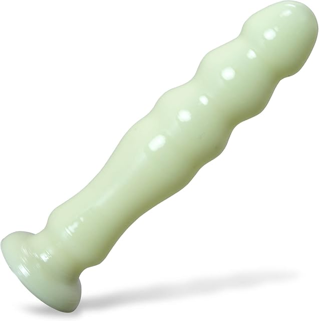 Dildo 3D Printed LeLuv Smoothie 7 inch Length Thick Width Glow in The Dark
