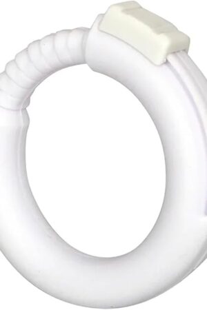22-32mm Silicone Adjustable Cock Ring Delay Ejaculation Penis Rings Foreskin Corrector Lock Semen Cockrings Sex Toys for Men(White)
