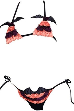 Women Sexy Anime Bikini Halloween Cosplay Costumes Lingerie Bra and panty set Dress