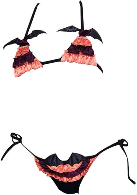 Women Sexy Anime Bikini Halloween Cosplay Costumes Lingerie Bra and panty set Dress