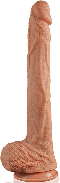 23'' Diameter Dual Density Silicone Giant Dildos, 175" Inch Extra Long Thick Dildo with Suction Cups for Prostate Stimulation Deeper Anal Play, Anal Snake Dildo Adult Sex Toys for Women Men Gay