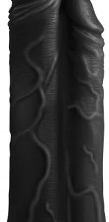 Double Stuffer 10 Inch Dildo - Black