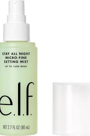 elf Stay All Night Micro-Fine Setting Mist, Hydrating & Refreshing Makeup Setting Spray For 16HR Wear-time, Vegan & Cruelty-Free, 27 Fl Oz