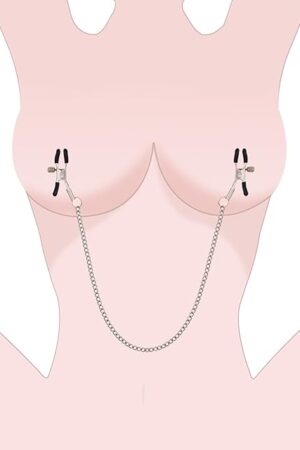 BDSM Nipple Toys Nipple Clamps Sexual Pleasure Tools for Women Men Couples Sex Toys Bondage Gear Accessories Sex Restraints Nipple Stimulation Kinky Adult Sex Toys Games Nipple Clips with Metal Chain