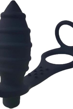 Anal Butt Plug Silicagel Male Sex Machine with Ring Anal Vibrator Butt Plug Anal Sex Toys for Men Climax Fantasy Anal Beads Sex Products