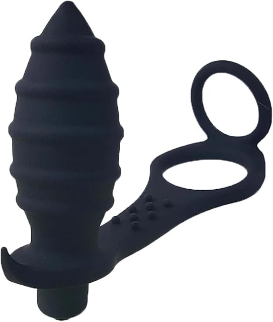 Anal Butt Plug Silicagel Male Sex Machine with Ring Anal Vibrator Butt Plug Anal Sex Toys for Men Climax Fantasy Anal Beads Sex Products
