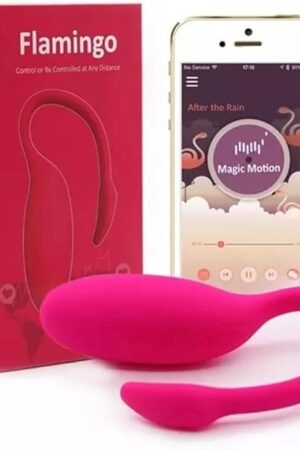 GRZR Vibrator for Women Bluetooth Control Flamingo, Pink