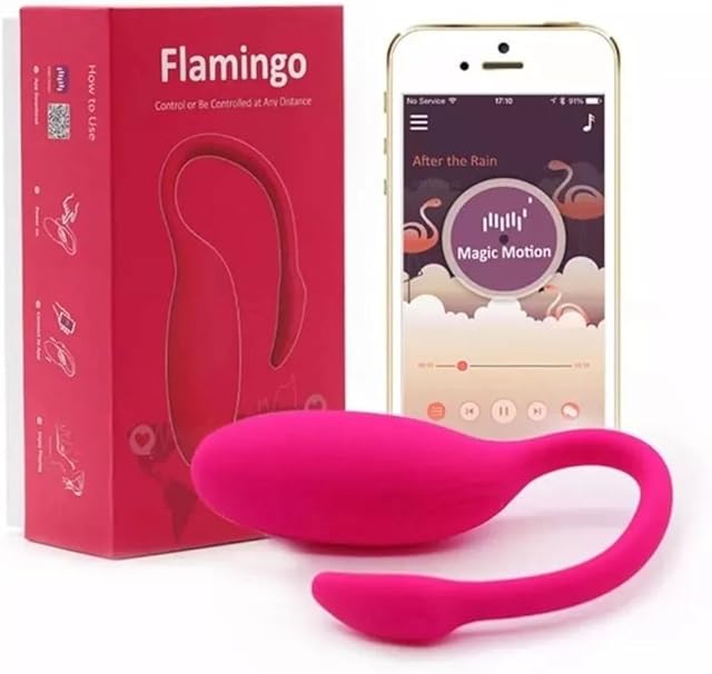 GRZR Vibrator for Women Bluetooth Control Flamingo, Pink