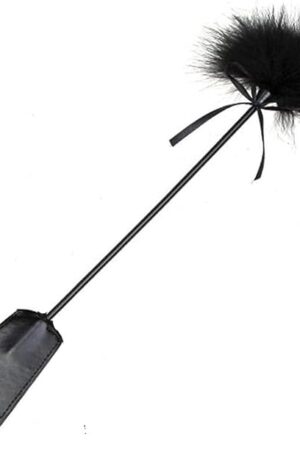 Bondage SM Erotic Sex Fetish Feather Tickler Feather Whip Flogger Feather Clit BDSM Sex Toy Flogger Riding Erotic Whip Sex Toy Accessory for BDSM SM Adults