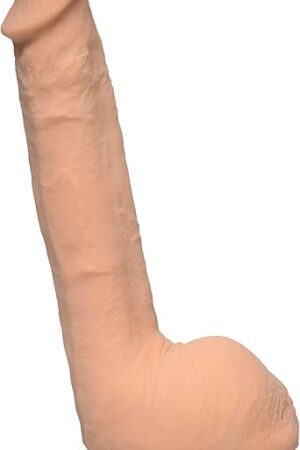 Doc Johnson Signature Series - Small Hands - 9 Inch Realistic ULTRASKYN Dildo with Removable Vac-U-Lock Suction Cup - F-Machine & Harness Compatible - for Adults Only, Vanilla