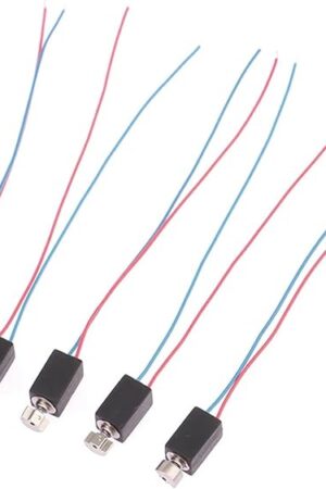 5PCS 4mm*8mm 0408 Vibration Electronic Starter DC 3V Hollow Cup Coreless Electronic Starter Small with Eccentric Wheel DIY for Massager Toy Use
