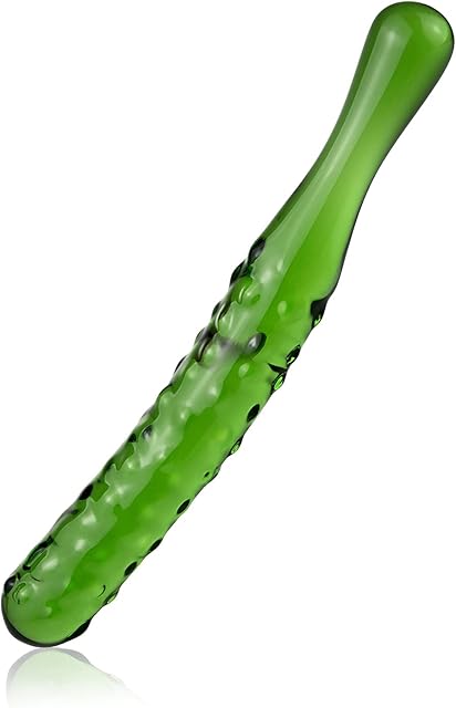 FST Glass Wand Anal Plug Crystal Cucumber Butt Plug Glass Anal Dildo Prostate Massager Sex Toy for Male Female Masturbation