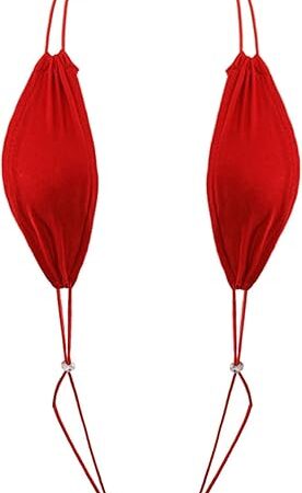 Women's Sexy G String Slingshot Bikini Micro Bikini Thongs Halter Lingerie Swimsuit Extreme Slingshot Sexy Slutty