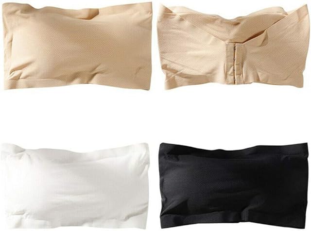 Ice Silk Women Sexy Strapless Sport Casual Bra Wrapped Chest Underwear