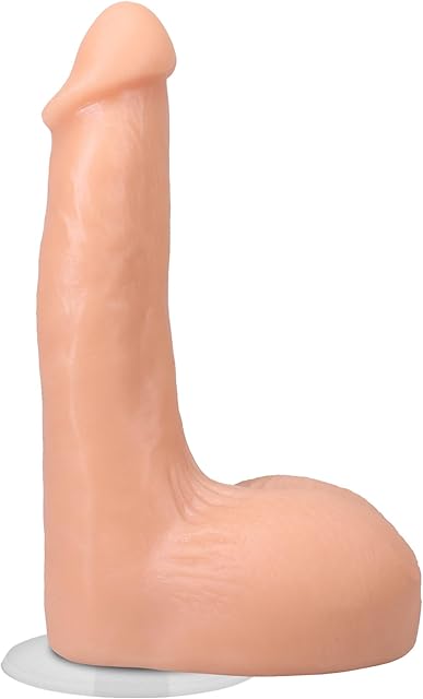 Doc Johnson Signature Series - The Flesh Mechanic - 75 Inch Realistic ULTRASKYN Dildo with Removeable Vac-U-Lock Suction Cup - F-Machine & Harness Compatible - for Adults Only, Vanilla