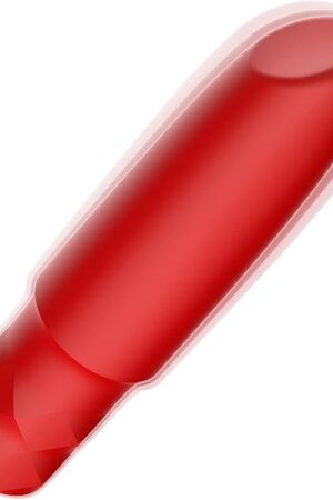 FST Mini Lipstick Bullet Vibrator 10 Vibration Modes Silicone Small Vibrator Waterproof Rechargeable Nipple Clitorals Stimulator Adult Female Sex Toys (Red)