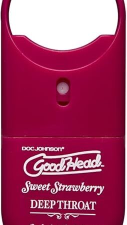 Doc Johnson Goodhead to Go Deep Throat Spray, Sweet Strawberry