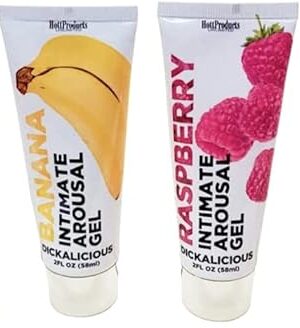 Dick-alicious Penis Arousal Gel (Unisex) Use On Intimate Areas (Raspberry)