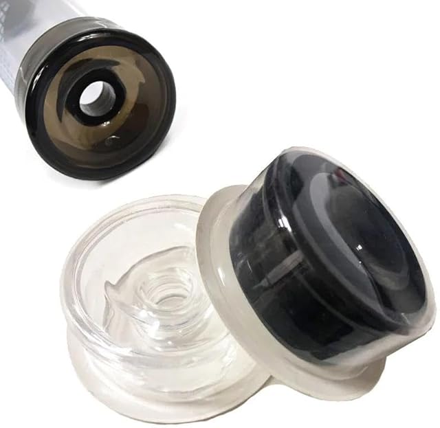 2pcs Accessories Sleeve Penis Pump Glans Protector Cover Replacement for Dick Extender Enhancer Trainer, Penis Pump Sleeve Penis Wxtenders Cock Pumps Penis Pump Cylinder Replacement Sex Toys for Men