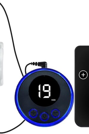 8 Electric Shock Modes Male Penis Restraint Ring, Soft Cock Ring for Male Masturbation Training Enhanced Electric Shock Penis Ring Chastity Cage Restraint Set Adult Sex Toy
