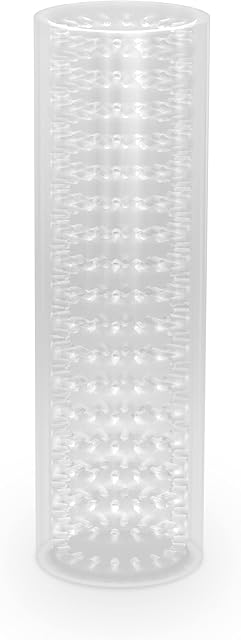 Eden Adult Sex Toys - Pleasure Pocket Stroker - 5.5 Inch Stretchable Sleeve with Nubby Ticklers, Realistic Pussy Textured Sucker Stroker - Transparent Male Masturbator for Penis Stimulation - Clear